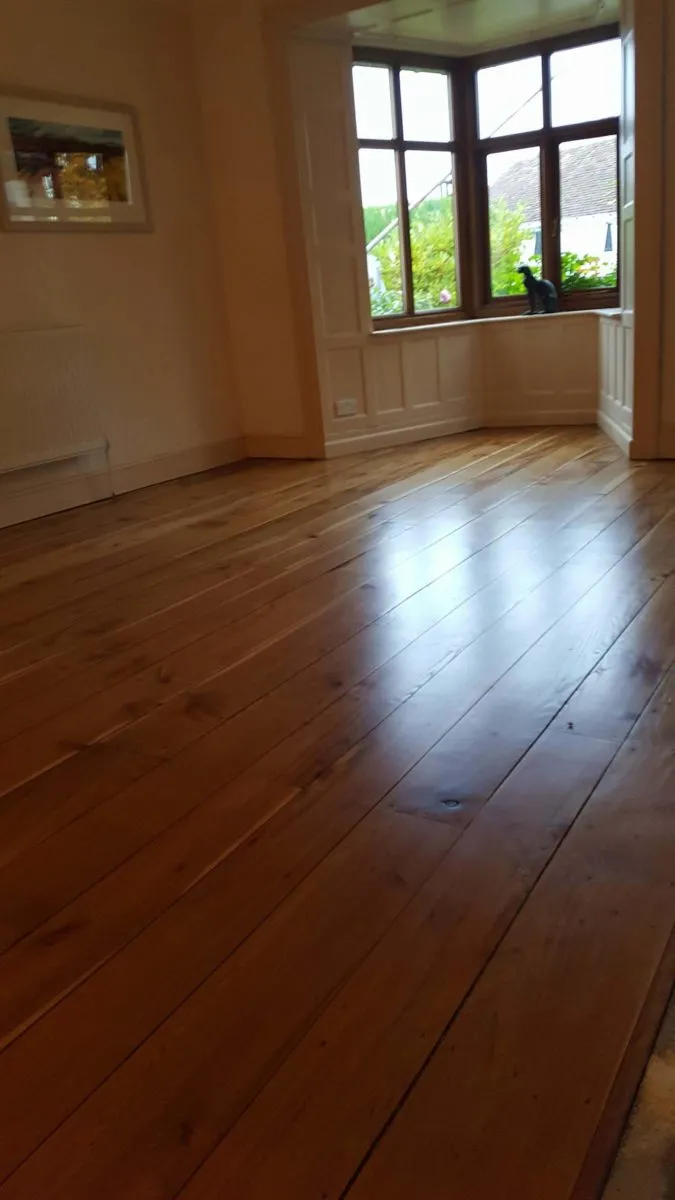 Floor 5. Georgian Elm Floorboards - After