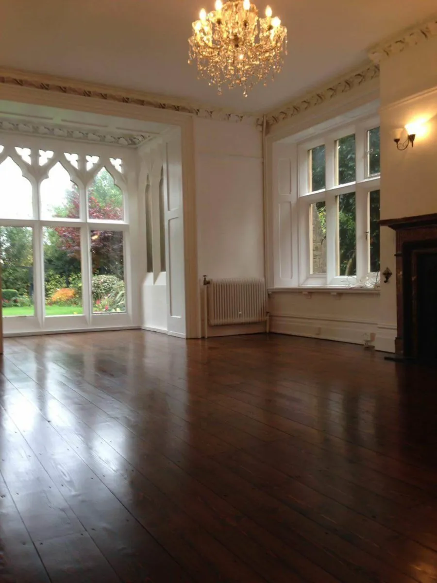Floor 3. Victorian pine floorboards - After